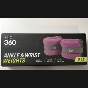 *NEW* FLO 360 Ankle Wrist Weights Pair 2.5 lb each - 2 (Total 5 lbs)  New